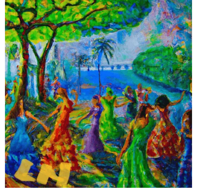 LINDA NAILI original art work ; abstract art and impressionist art