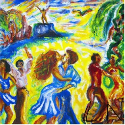 LINDA NAILI original art work ; abstract art and impressionist art