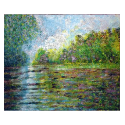 LINDA NAILI original art work ; abstract art and impressionist art