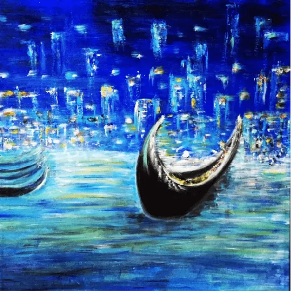 LINDA NAILI original art work ; abstract art and impressionist art