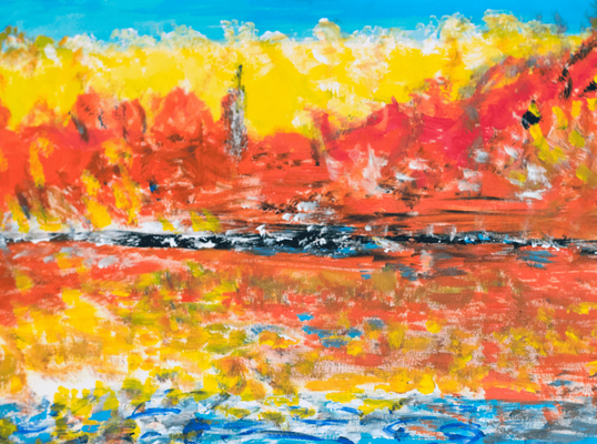 LINDA NAILI original art work ; abstract art and impressionist art