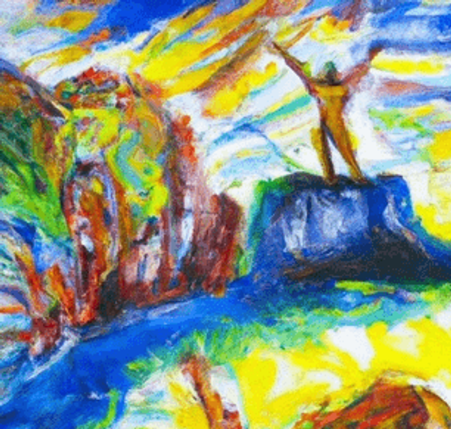 LINDA NAILI original art work ; abstract art and impressionist art