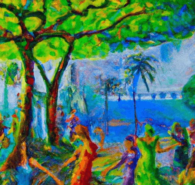 LINDA NAILI original art work ; abstract art and impressionist art