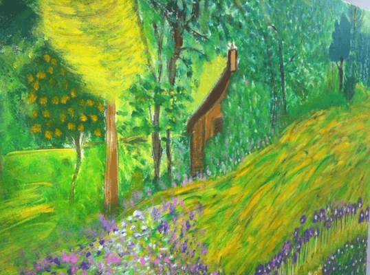 LINDA NAILI original art work ; abstract art and impressionist art