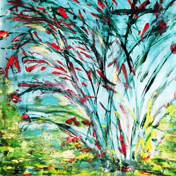 LINDA NAILI original art work ; abstract art and impressionist art