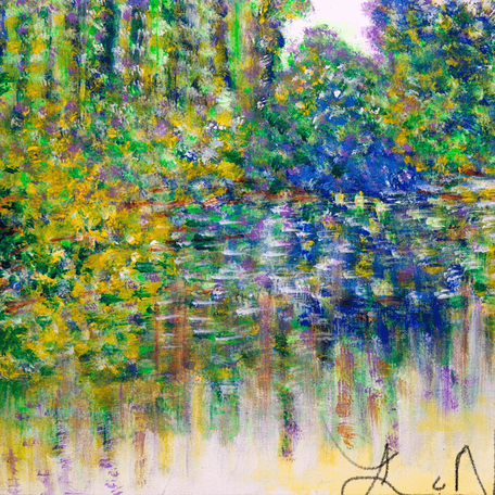 LINDA NAILI original art work ; abstract art and impressionist art