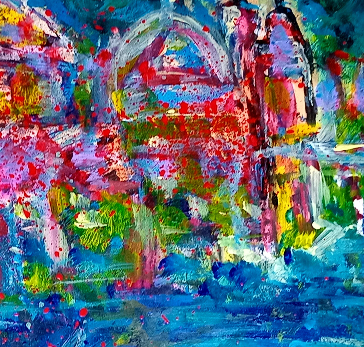 LINDA NAILI original art work ; abstract art and impressionist art