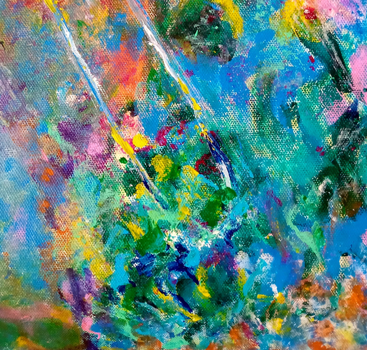 LINDA NAILI original art work ; abstract art and impressionist art
